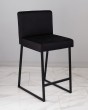 Барный стул визажиста черный-черный — предпросмотр изображения 1