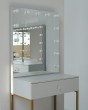 Гримерный стол визажиста перламутровый серый 80 см — предпросмотр изображения 6