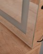 Гримерный стол визажиста с LED зеркалом дуб гамильтон 100 см — предпросмотр изображения 5