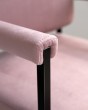 Барный стул для визажиста / бровиста розовый-черный — предпросмотр изображения 3