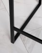 Барный стул визажиста коричневый-черный — предпросмотр изображения 2